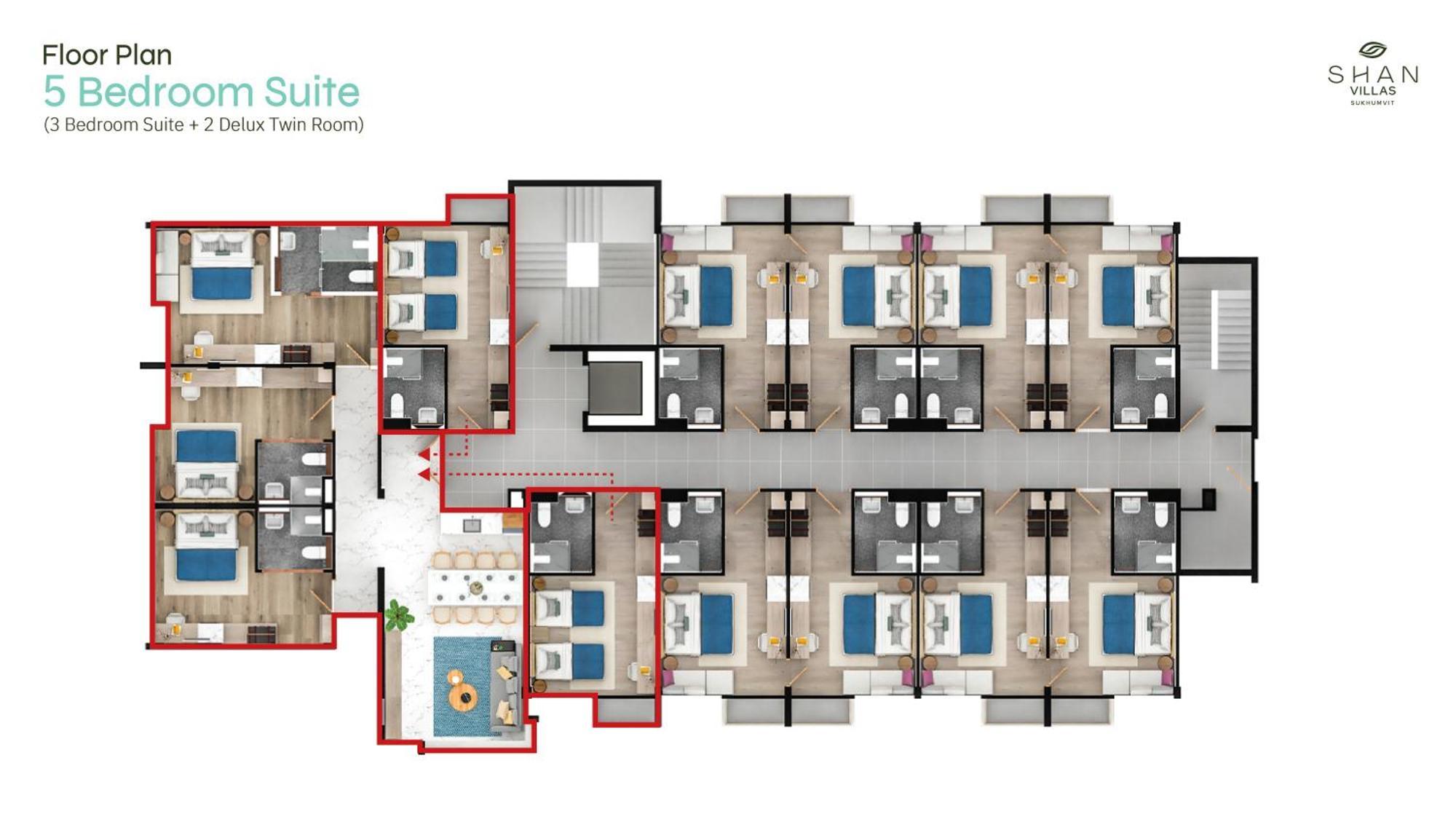 Shan Villas Sukhumvit Bangkok Eksteriør billede